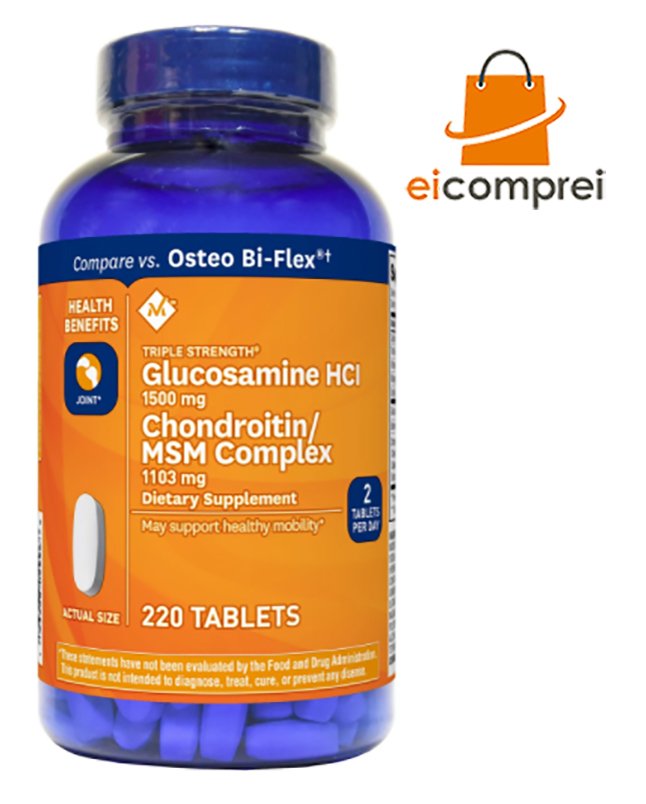 Glucosamine HCI 1500mg Chondroitin MSM Complex 1103mg 220